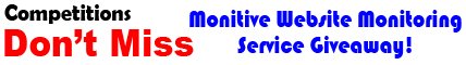 Monitive Giveaway - Competitions