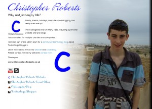 Christopher Roberts about.me Profile
