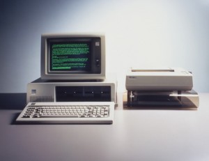 An IBM 5150 PC