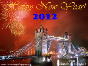 Happy New Year London Fireworks - 2012