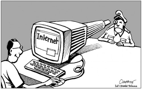 Looking at someones internet usage