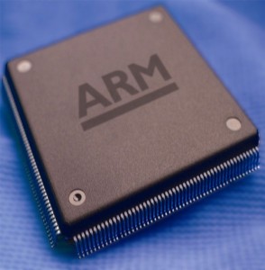 An ARM processor chip