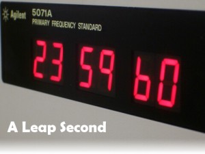 23:59:60 - a leap second