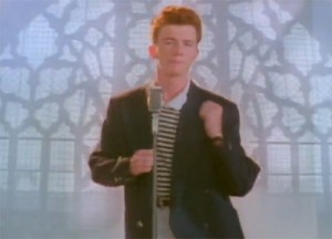 Rickrolling