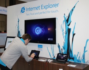 Microsoft IE at the Gadget Show