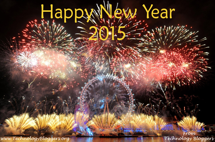 London Fireworks - New Year 2015