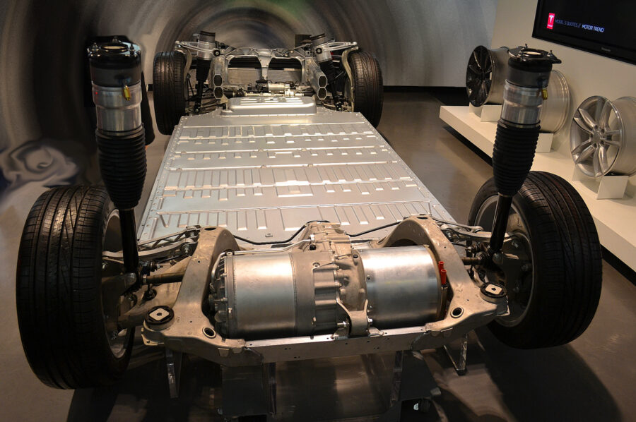 An EV powertrain